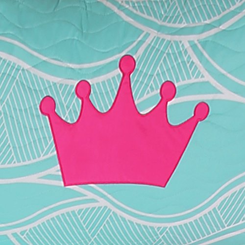 Lush Decor DÃ©cor Mermaid Ruffle 2Piece Quilt Set, Twin, Pink/Purple: Home & Kitchen