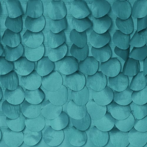 Lush Decor Lillian Shower Curtain, 72 by 72-Inch, Turquoise: Home & Kitchen