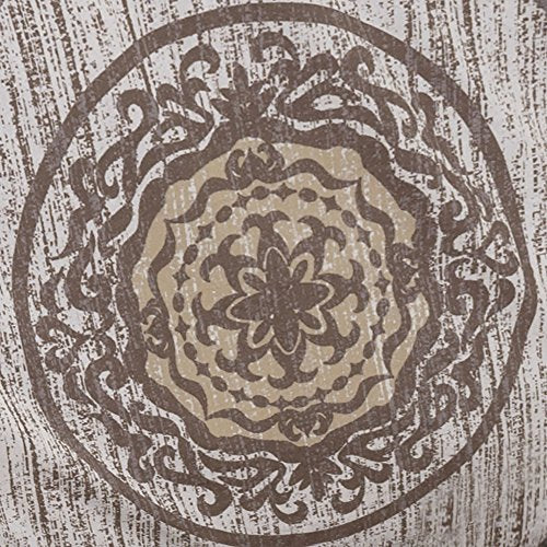 Lush Decor 16T000742 Mari 6Piece Comforter Set, Taupe, Queen: Home & Kitchen