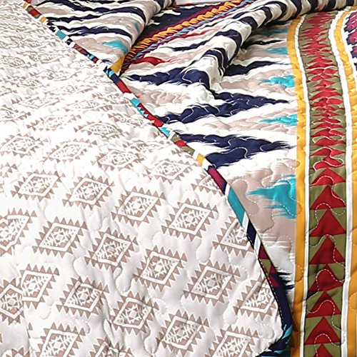 Lush Decor Berkane 5 Piece Quilt Set, King, 0: Home & Kitchen